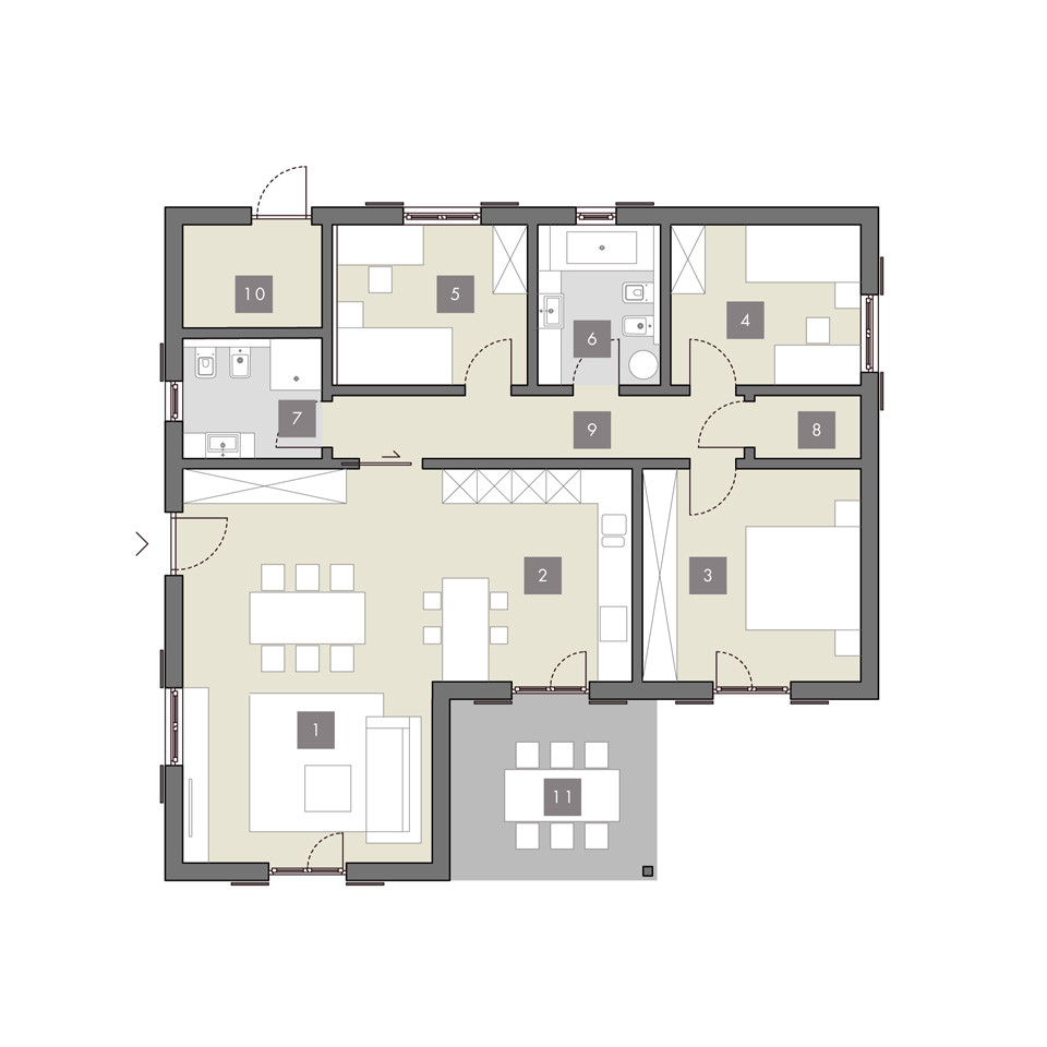 Divya - Wolf Haus case ecologiche