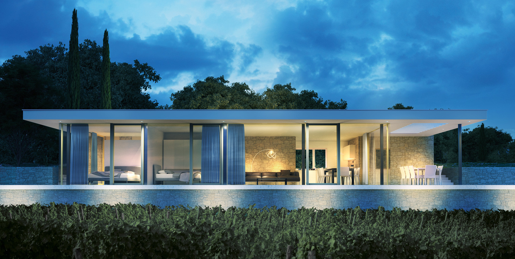 Loona - Wolf Haus case in bioedilizia