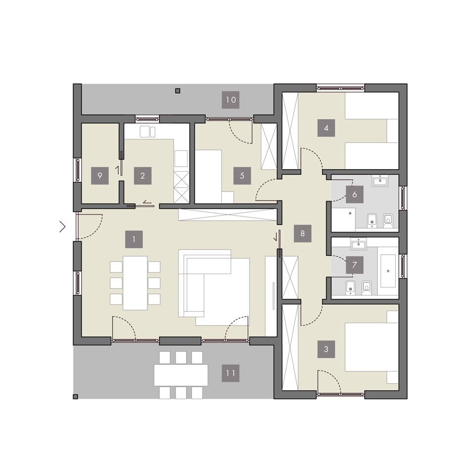 Samira - Wolf Haus case ecologiche