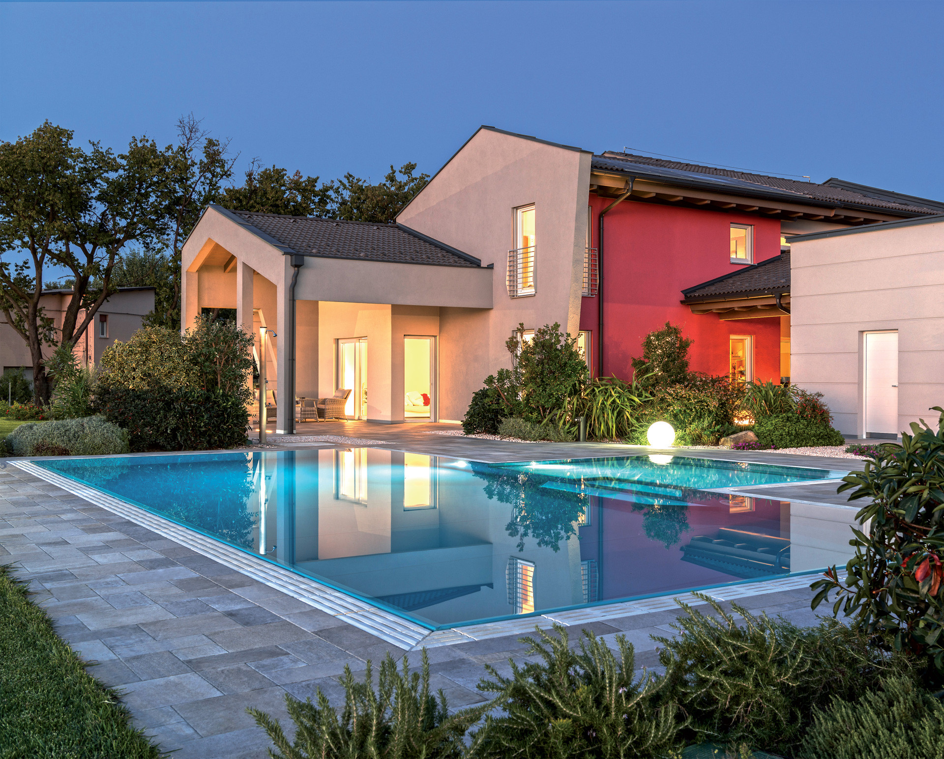 Villa in legno bifamiliare a Modena Wolf Haus