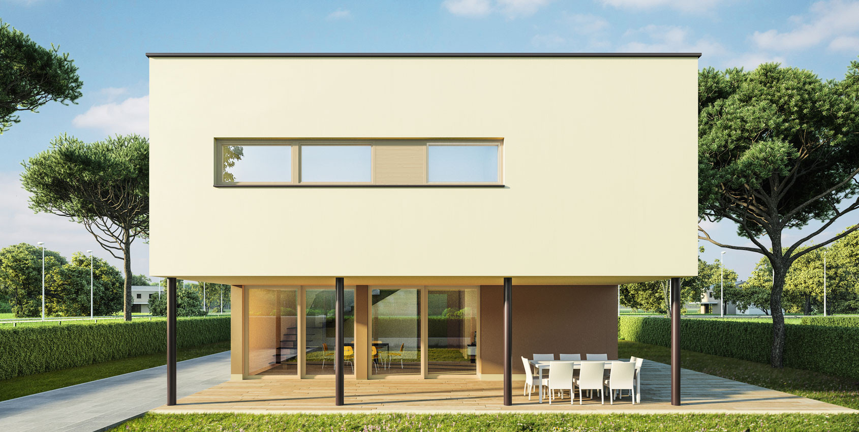 Coralia - Wolf Haus case in bioedilizia